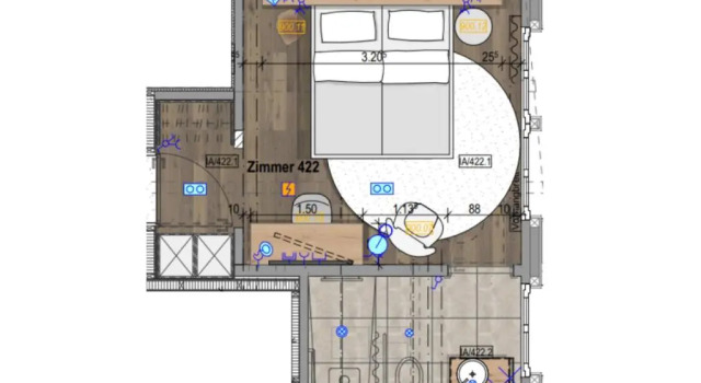 Номер Comfort Hotel Fiescherblick