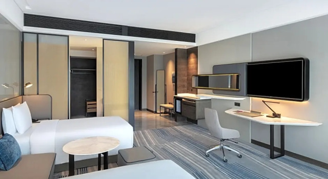 Четырёхместный номер Standard с видом на море Crowne Plaza Xiamen Jimei Seaview by IHG