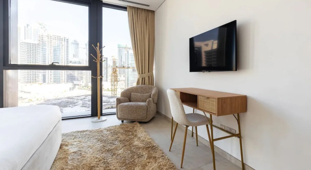 Modern 1-bedroom Apartment in Residence 110 in the Heart of Dubai, Забронировать Апартаменты/квартира Отели Эмирата Дубая с парковкой, рядом с Al Wajeha Al Maeyah Marine Transport Station, Парковка