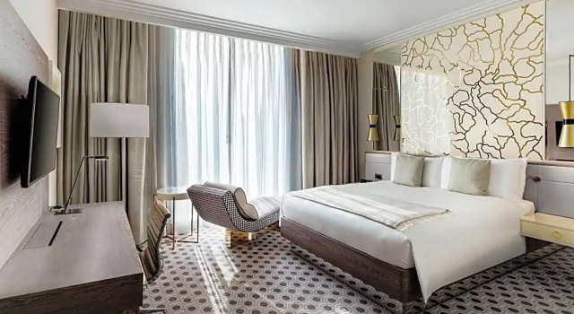 Двухместный люкс M Club Executive c 1 комнатой с видом на море Отель Baku Marriott Hotel Boulevard