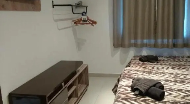 Трёхместный номер Comfort с видом на улицу Pippo Suites Guarujá