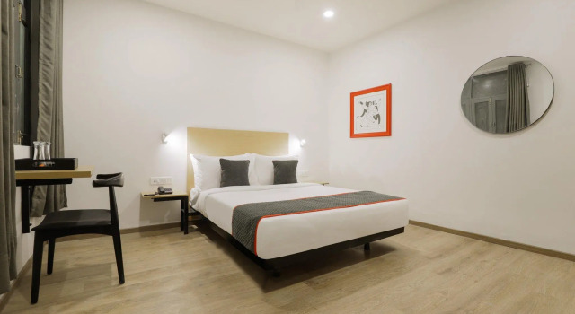 Кровать в общем номере OYO Townhouse 340 JAGEER PALACE