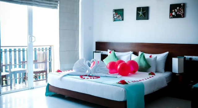 Двухместный номер Deluxe с балконом и с видом на море Saprin Beach Resort