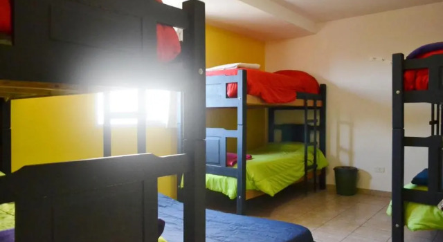 Кровать в общем номере Go Hostel