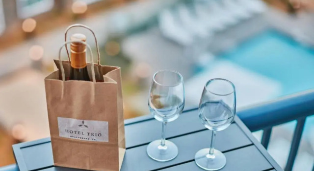 Двухместный люкс c 1 комнатой Hotel Trio Healdsburg