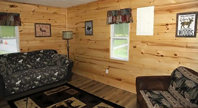 Двухместный люкс Deluxe Rowes Adirondack Cabins of Schroon Lake