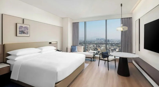 Двухместный номер Deluxe с видом на город Jieyang Marriott Hotel