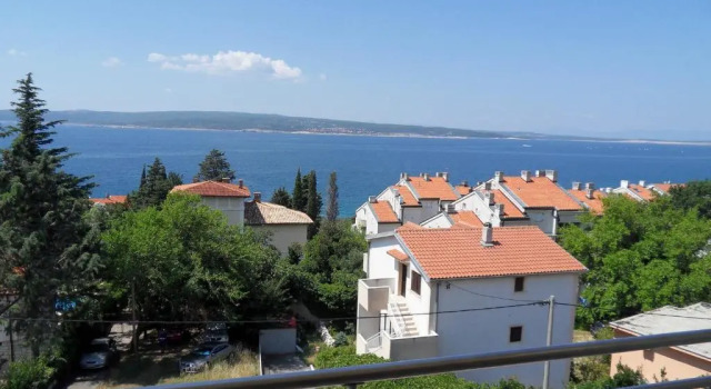 Апартаменты с 2 комнатами с балконом и с видом на море Apartments Petricevic