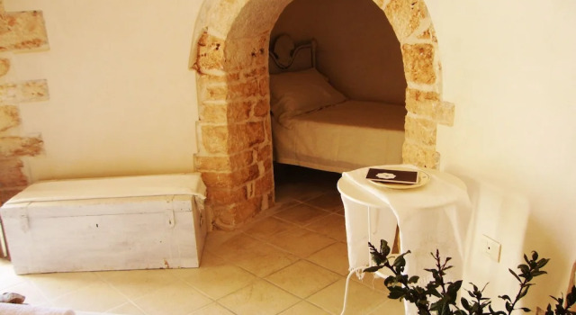 Люкс с видом на бассейн Masseria Tinelli
