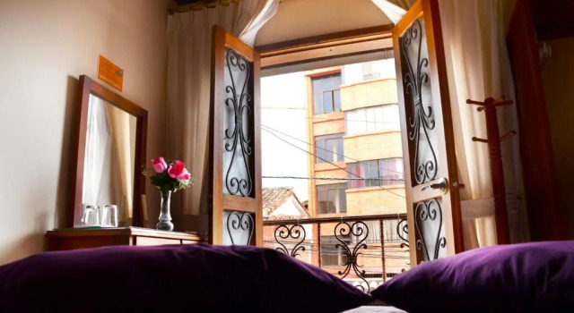Двухместный номер Deluxe с балконом Hostal Isla Señorial