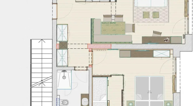 Апартаменты Ferienwohnung mit 1 Schlafzimmer fur 6 Personen
