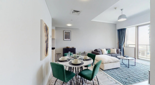 Dubai Marina - Ocean Heights 5404, Забронировать Отель Дубай-Марина , рядом с Jumeirah Palm Tram Station