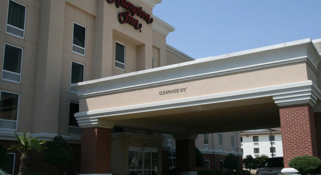 Кровать в общем номере Hampton Inn Shreveport-Airport