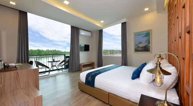 Amphawa Riverfront Hotel, Забронировать Отель Отели Самутсонгкхрам 4 звезды, 4*
