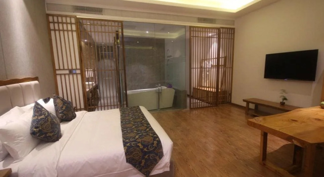 Anyue Yuanshe Boutique Theme Hotel, Buchen Sie Boutique Hotels in Qingyang mit Parkplatz, Parkplätze