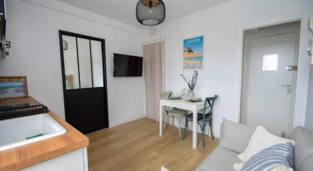 Vacances en mode piéton 2P 5mn plage Écluse, Rezerwuj Apartament Dinard 