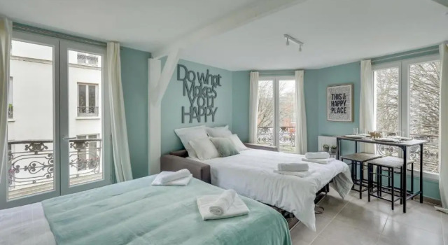 145 Suite Marc, Large Studio, Paris Center, Забронировать Апартаменты/квартира Апартаменты 10-й округ: Республики - Париж, Апартаменты/квартира