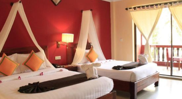 Двухместный номер Superior с балконом и с красивым видом из окна Mekong Angkor Palace Inn