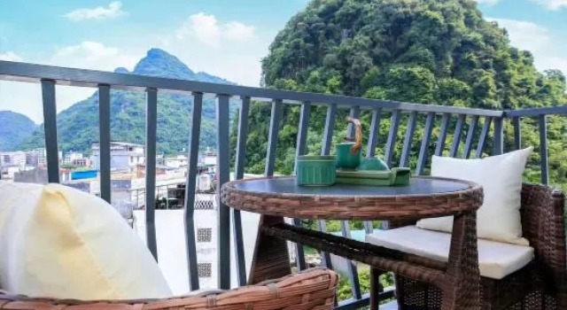 Люкс с видом на восход Shenshan Miju Homestay (West Street Store, Yangshuo County, Guilin City)