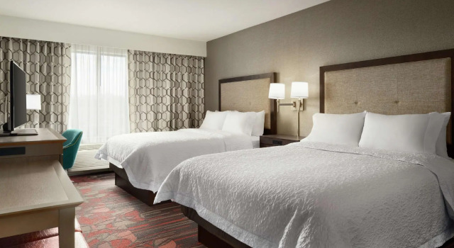 Четырёхместный номер Standard Hampton Inn & Suites St. Louis/Alton, IL