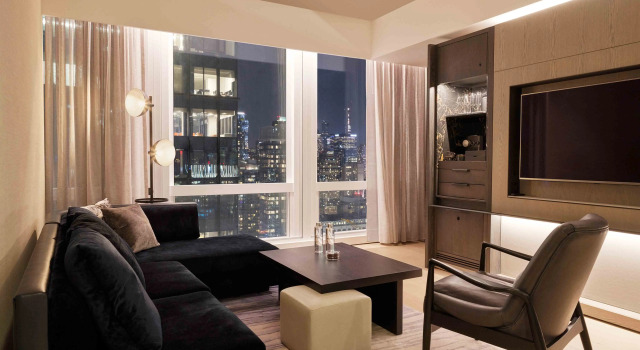 Двухместный люкс Deluxe c 1 комнатой с видом на город Equinox Hotel New York