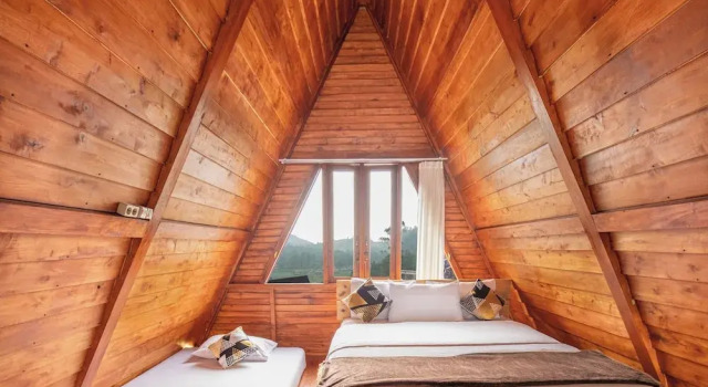 Diamond Cabin House, Book Feriehus Sommerhuse i Central Java, Hytte