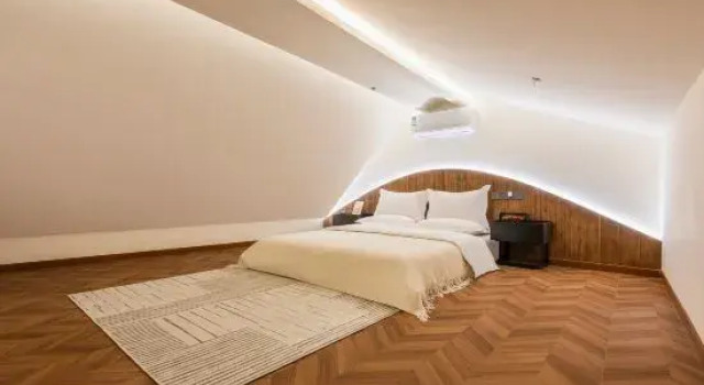 Семейный люкс Zhiyue · Anana Rich Leaf | Minimalist ° Natural Wood Style · Art Dream Lan Resting Place (Gucheng)