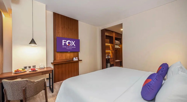 Deluxe værelse med altan med haveudsigt FOX Harris Hotel & Conventions Banjarnegara
