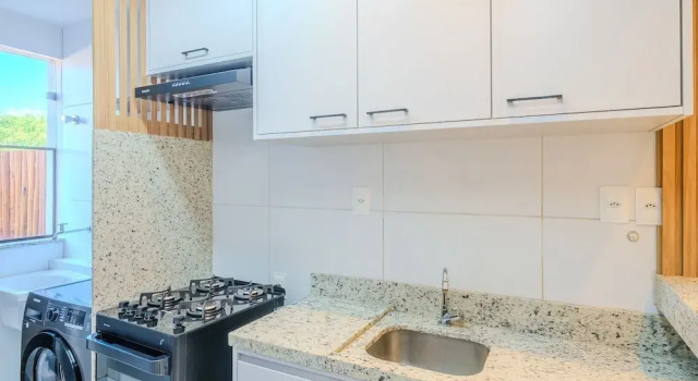 Апартаменты Apt w/ Pool and 2 Suites in Guarajuba Tra0014