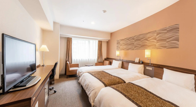 Трёхместный номер Superior Vessel Inn Sapporo Nakajima Park