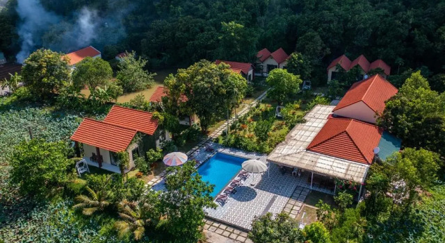 Четырёхместный номер Superior с видом на сад Trang An Retreat