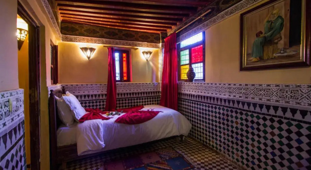 Manzaralı Standart çift kişilik oda Riad Ibn Khaldoun