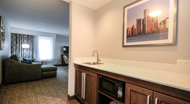 Двухместная студия Hampton Inn Brighton Mi