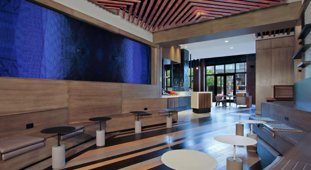 Кровать в общем номере Canopy By Hilton Columbus Downtown Short North