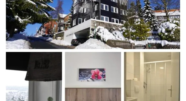 Апартаменты Standard Haus Sonneck - Apartmenthaus - Sonnenterrasse mit Grill - 1-8 Personen - ruhige Lage mit Blick über Braunlage