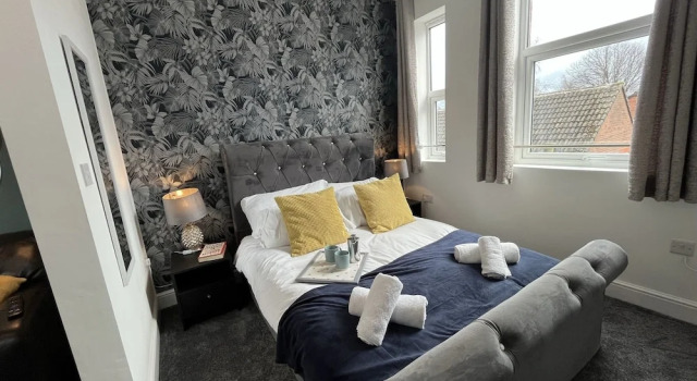 Студия с видом на город Modern 1 bed studios for comfy stay in Preston