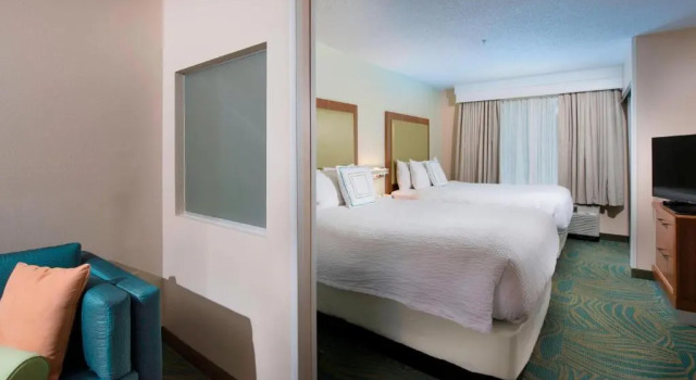 Двухместный люкс SpringHill Suites by Marriott Atlanta Alpharetta