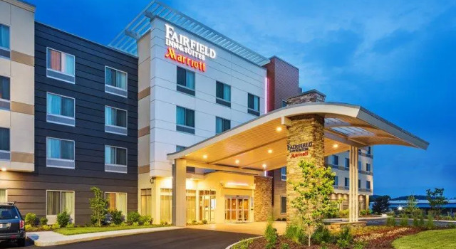 Кровать в общем номере Fairfield Inn & Suites by Marriott Johnson City