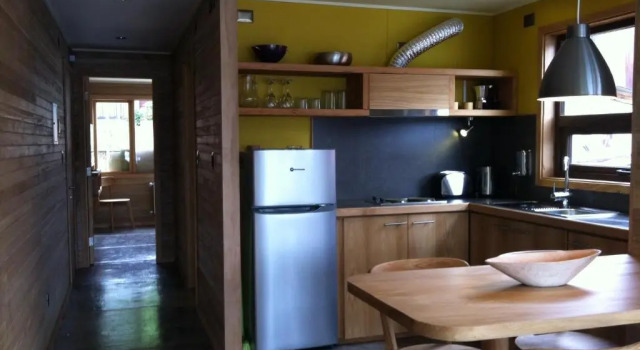 Апартаменты с красивым видом из окна Palafito Verde Apart Hotel