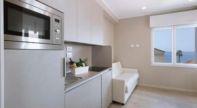 Апартаменты с балконом и с видом на море Residence Dolcemare