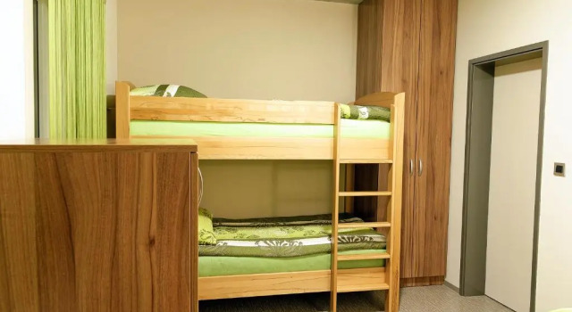 Bett im Wohnheim Hostel Plus Caffe