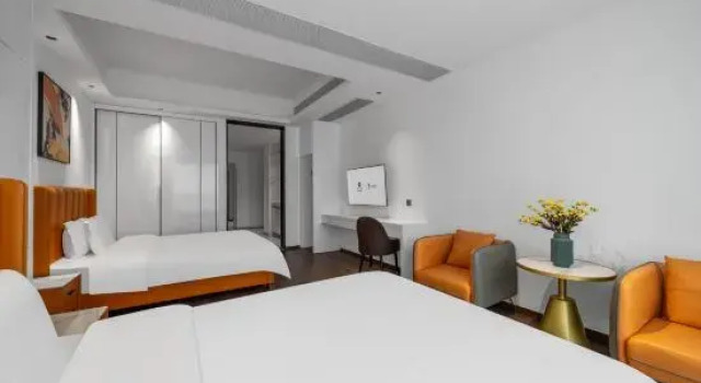 Семейный люкс Fuji Elegant Hotel Apartments (Zhuhai Hengqin Port Branch)