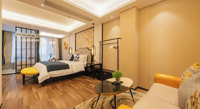Двухместный семейный номер Standard Beside River Inn(Guilin li River City Center Branch)