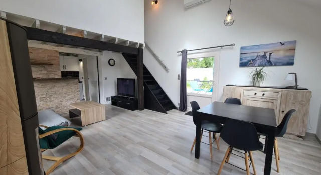 Коттедж "Gîte Les Glycines" linge inclus proche centre-ville