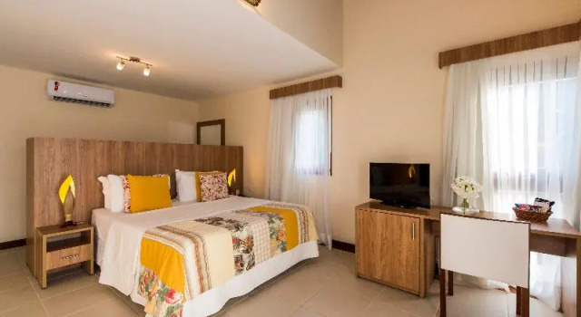 Двухместный номер Luxury с балконом Pipa Lagoa Hotel