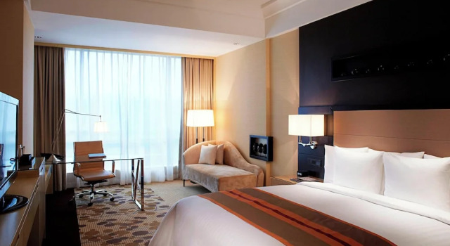 Двухместный номер Deluxe Отель Courtyard by Marriott Shanghai Central