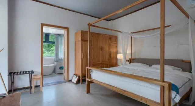 Люкс c 1 комнатой с видом на сад Yunfuli Manor·Qingcheng Private Villa