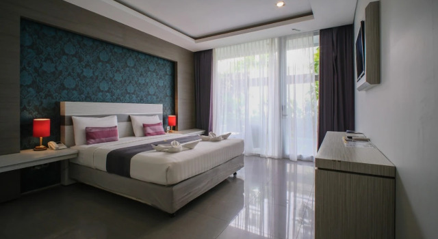 Номер Deluxe с видом на сад Kamini Legian Hotel