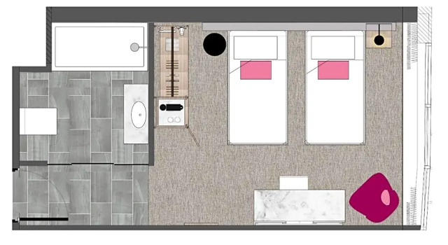 Номер Deluxe The Morgan Hotel