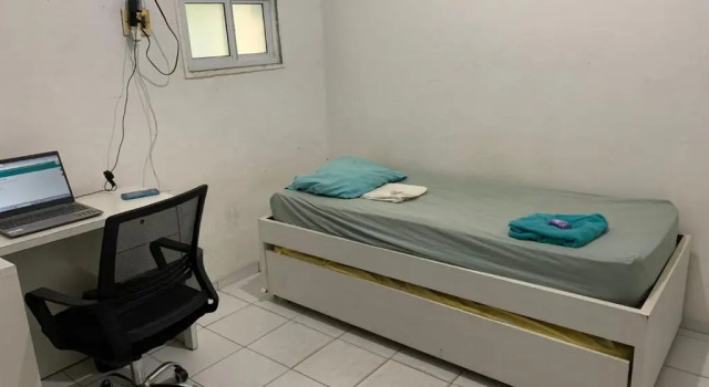 Кровать в общем номере Hostel Luna